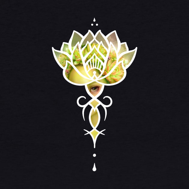 Succulent Queen Symbol (White) by Sarasa